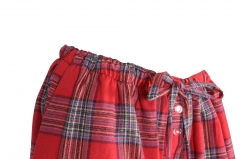 Woman's Logo Woven Plaid Pants