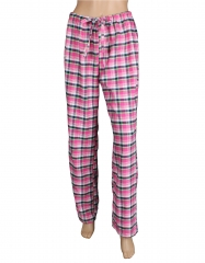 Woman's Logo Woven Plaid Pants