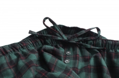 Woman's Logo Woven Plaid Pants