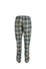 Woman's Logo Woven Plaid Pants