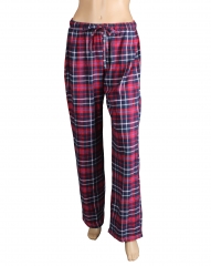 Woman's Logo Woven Plaid Pants