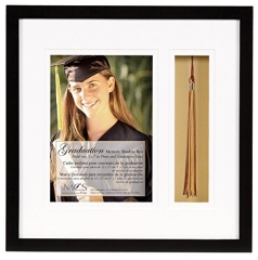 Fashion & Classic Diploma/Certificate Tassel Frame Displays For Graduation/University, Diploma Tassel Frames DTF06