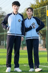 School uniform for middle school students in spring and Autumn