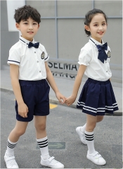 幼儿园园服夏装英伦学院风儿童校服套装小学生班服夏季毕业照服装
