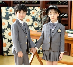 英伦风幼儿小学春秋校服