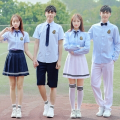 毕业班服校服套装高中生初中小学生六年级学院风jk制服合唱演出服