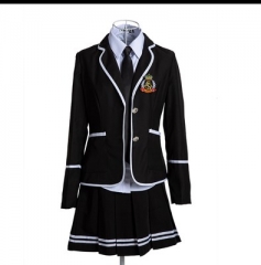 西装学院风校服中小学生套装高中学生jk制服衬衫女百褶裙班服秋季