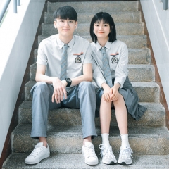 School Uniform suit middle school students' graduation class uniform high school students' summer British style junior high school students' College style JK uniform