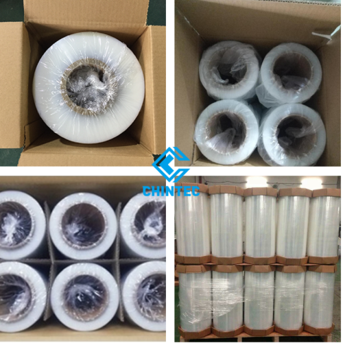 Excellent Tear Resistance Good Self-adhesiveness 3-Layer Blown Stretch PE Film, Machine and Hand Use Stretch Rolls