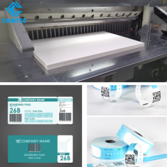 BPA Free Direct Use on Thermal Printer Synthetic Paper for Medical Wristbands and Admission Tickets