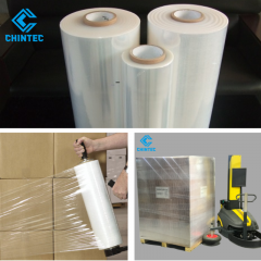 Excellent Puncture Resistance Good Self-adhesiveness Polypropylene LLDPE Stretch Film, Hand Manual and Machine Use Stretch Film Rolls