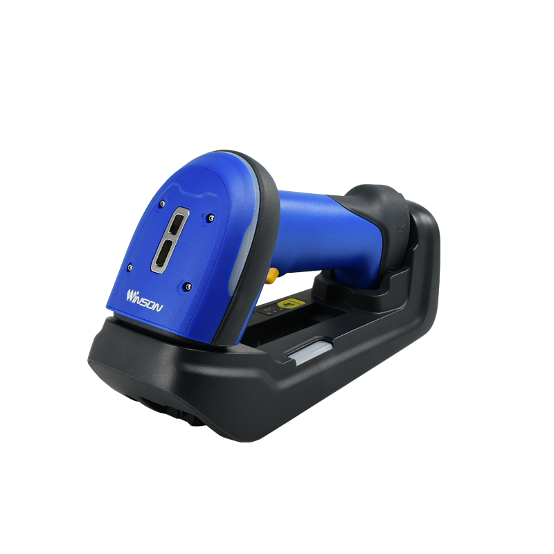 Winson ST10-70 Wireless Industrial Barcode Scanner with base