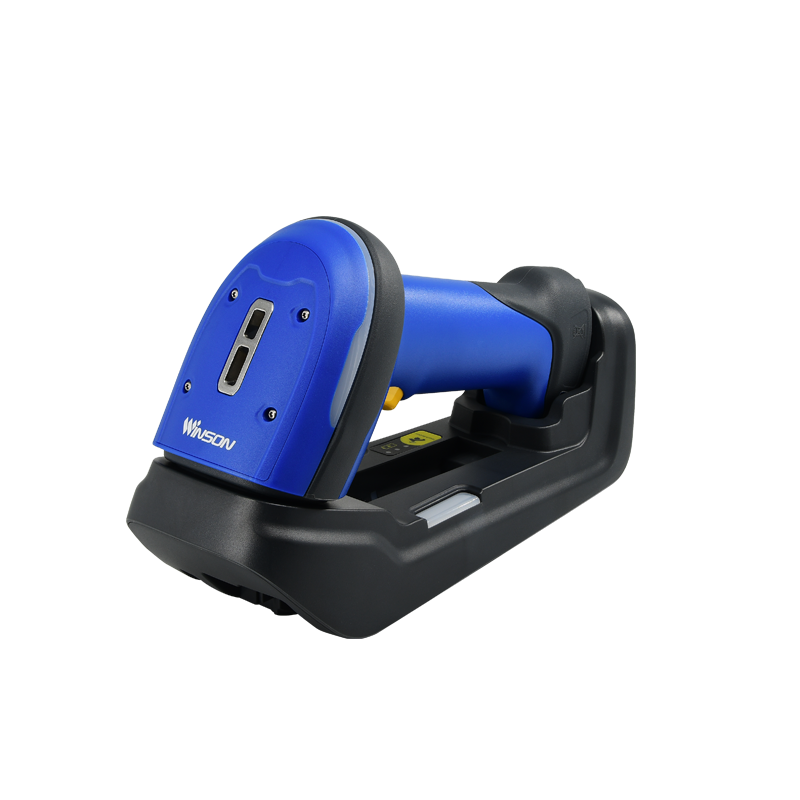 Winson ST10-70 Wireless Industrial Barcode Scanner with base
