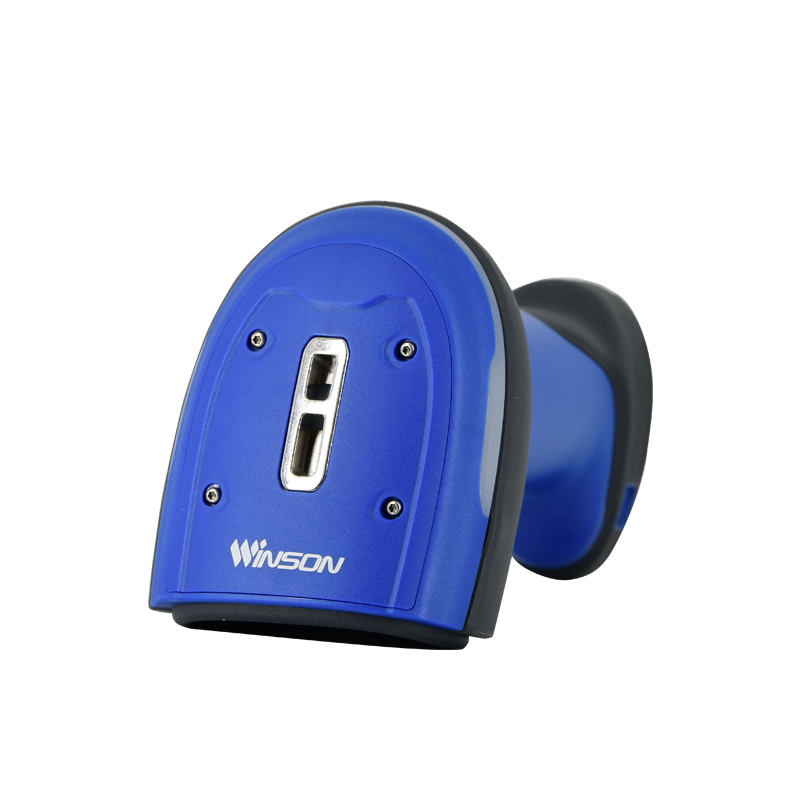 Winson ST10-71 Wireless Industrial Bluetooth Barcode Scanner with base