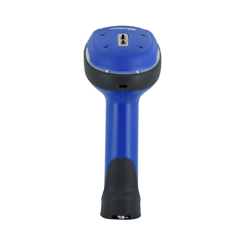 Winson ST10-71 Wireless Industrial Bluetooth Barcode Scanner with base