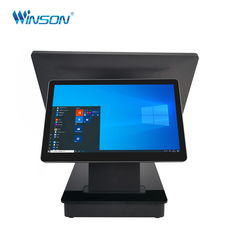 15.6+Dual Screen Pos Systems All In One Touch Screen
