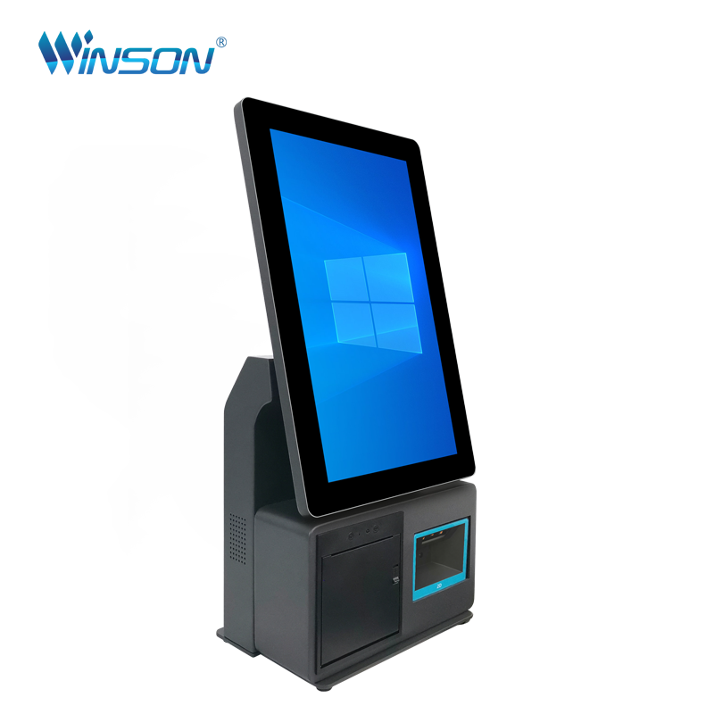 15.6 Automatic Kiosk Touch Screen POS Terminal with Thermal Printer