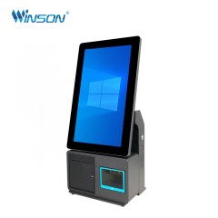 15.6 Automatic Kiosk Touch Screen POS Terminal with Thermal Printer