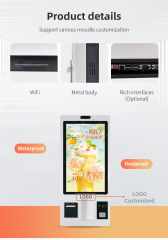 27 Android Self Ordering Kiosk for Restaurant Use Touch Screen Terminal