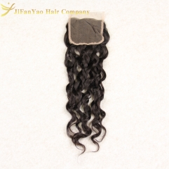 Hot sale 100% Virgin Hair 4*4 lace closure ITALIAN CURLY