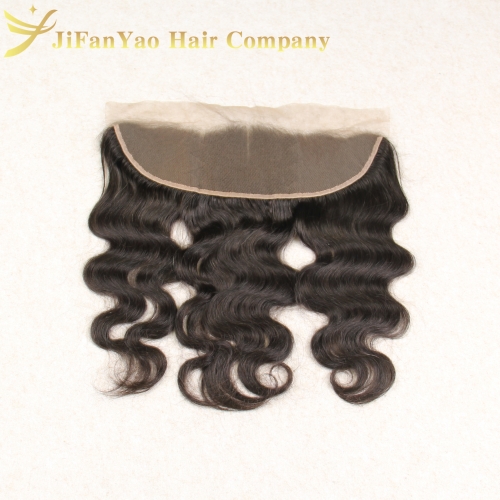 JiFanYao Hot sale 100% Virgin Hair 13*4 lace Frontal BODY WAVE