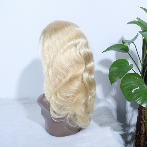 JIFANYAO HAIR 13*4 transparent lace wig 613 blond wig 180% density