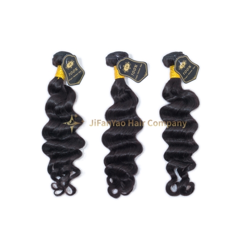 JIFANYAO HAIR TOP Virgin A Hair loose wave bundle