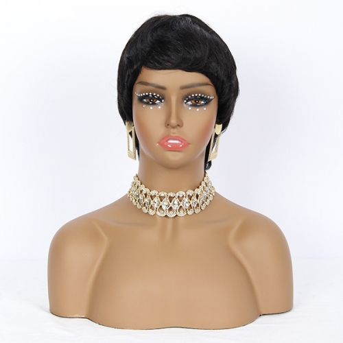 JIFANYAO HAIR - 05 Pixie Wig 8203 #1B
