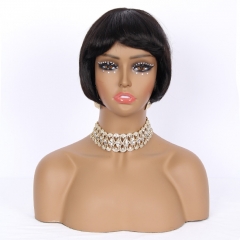 JIFANYAO HAIR- 12 Pixie Cut Wig #1B