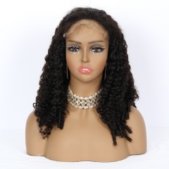JIFANYAO HAIR- 08 HD 5x5 WIg Spiral Curly Wig #1B 20"