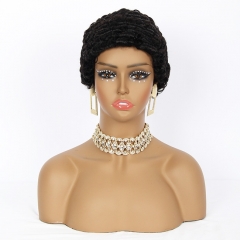 JFANYAO HAIR- 16 Pixie Cut Wig #1B