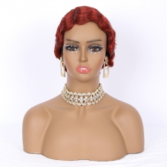JFANYAO HAIR- 14 Pixie Cut Wig #99J