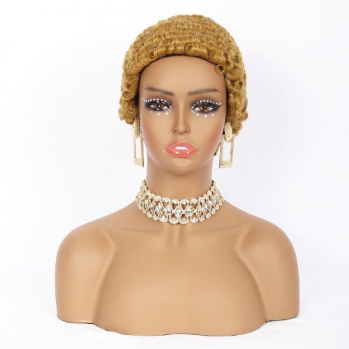 JFANYAO HAIR- 16 Pixie Cut Wig #30