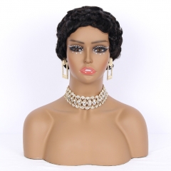 JIFANYAO HAIR- 10 Pixie Wig #1B Pixie Cut 1