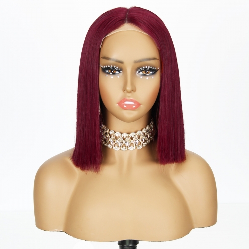 JFANYAO HAIR -18 5*5 Glueless SDD BOB #99J 10"