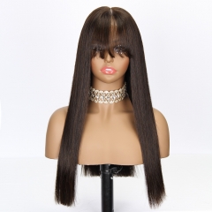 JFANYAO HAIR -20 2*6 SDD BOB Fringe #1B 20"