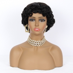 JIFANYAO HAIR- 10 Pixie Wig #1B Pixie Cut 4