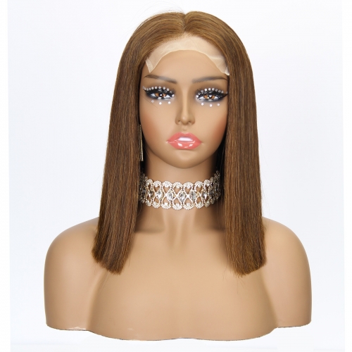 JFANYAO HAIR -18 5*5 Glueless SDD BOB #4 12"