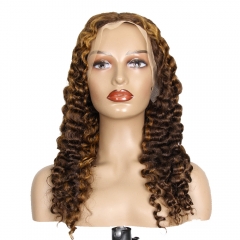 JIFANYAO HAIR - 02 Transparent lace 13*4 Burmese curly wig #P4/30 22"