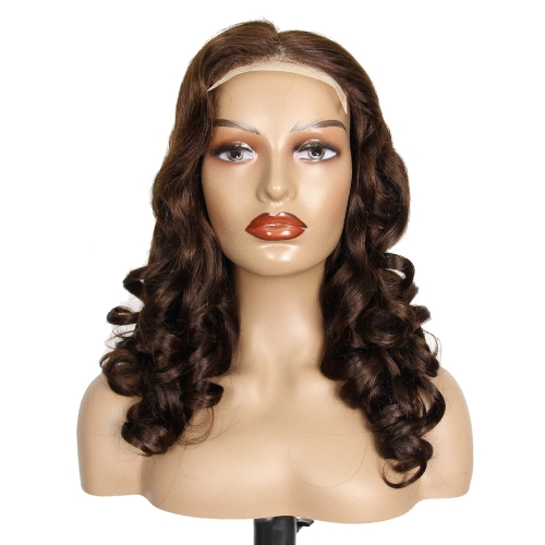 JIFANYAO HAIR - 03 Transparent lace 5*5 Bouncy curly wig #2 20"