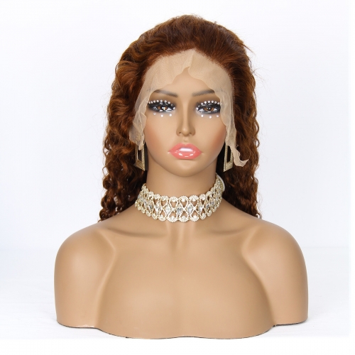 JIFANYAO HAIR - 24 13x4 lace wig S-08 curly wig #33 16"