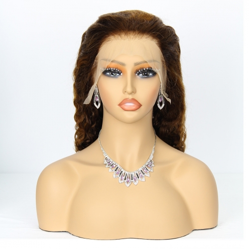 JIFANYAO HAIR - 24 13x4 lace wig S-08 curly wig #P4/30 16"