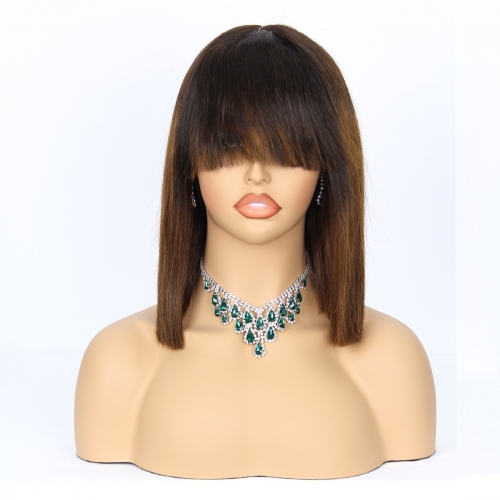 JIFANYAO HAIR - 25 BOB WIG 3x1 #T1B/4B 12"