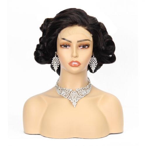 JIFANYAO HAIR - 28 Q TP 5x5 Wig Bouncy 12" #NC