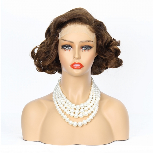 JIFANYAO HAIR - 28 Q TP 5x5 Wig Bouncy 12" #4