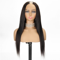 JIFANYAO HAIR - 34 U-Part Yaki Straight Wig #NC