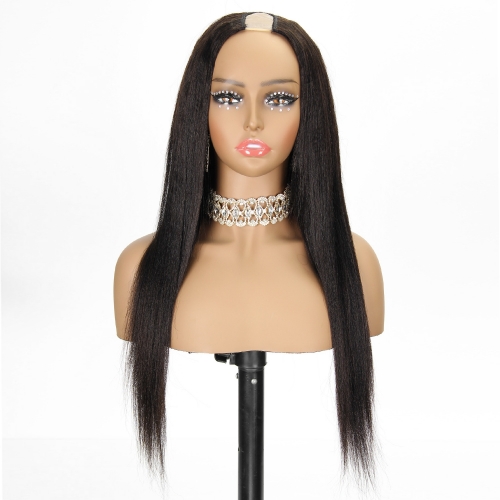 JIFANYAO HAIR - 34 U-Part Yaki Straight Wig #NC
