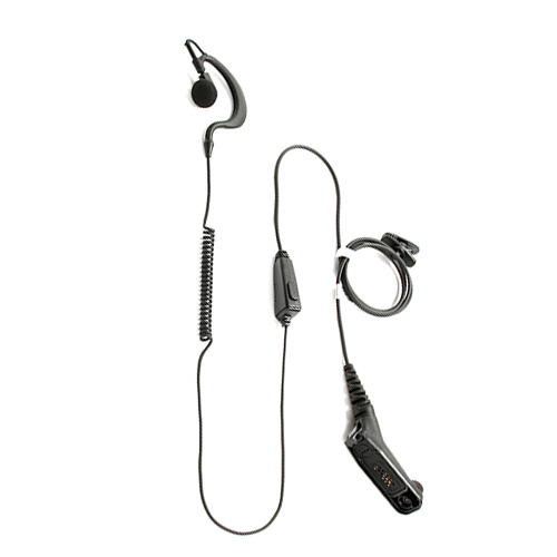 Earhook Earpiece with Kevlar Reinforced Cable