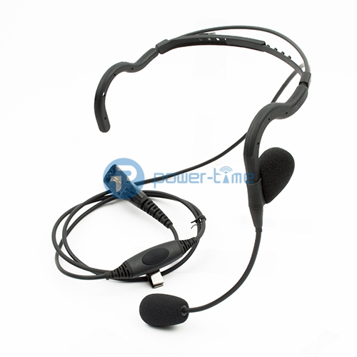 Tactical Headset in-line PTT and boom mic