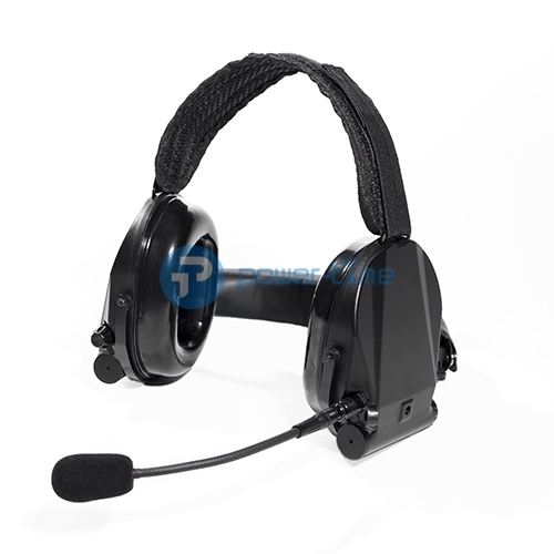 Headset with hearing protection, peripheral awareness and ambient talk through